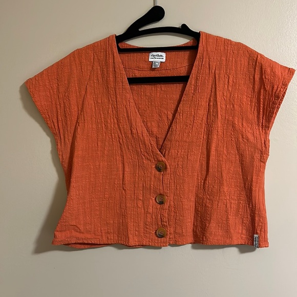 Rhythm cropped blouse - Picture 1 of 3